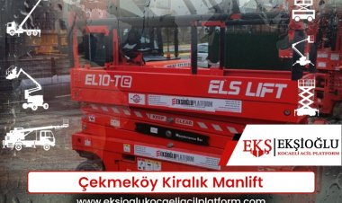 Çekmeköy Kiralık Manlift